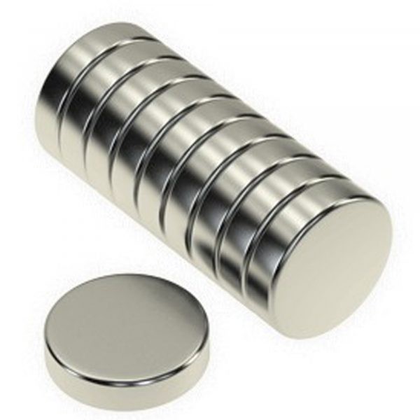 Set 10 Nam châm viên vĩnh cửu D8x1mm