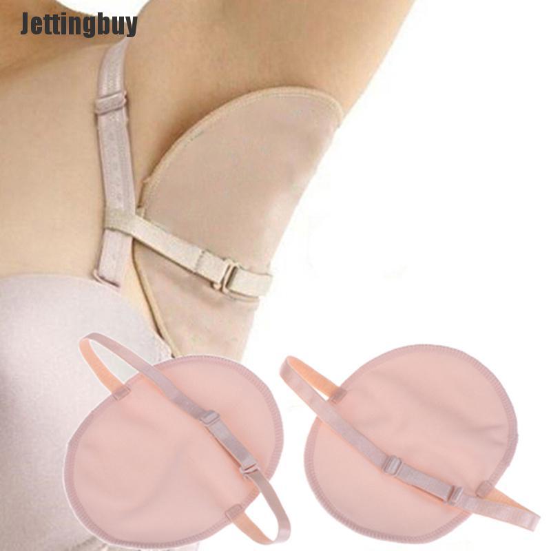 Jettingbuy Underarm Sweat Shield Pad Washable Armpit Sweat Absorbing Shoulder Guards Strap