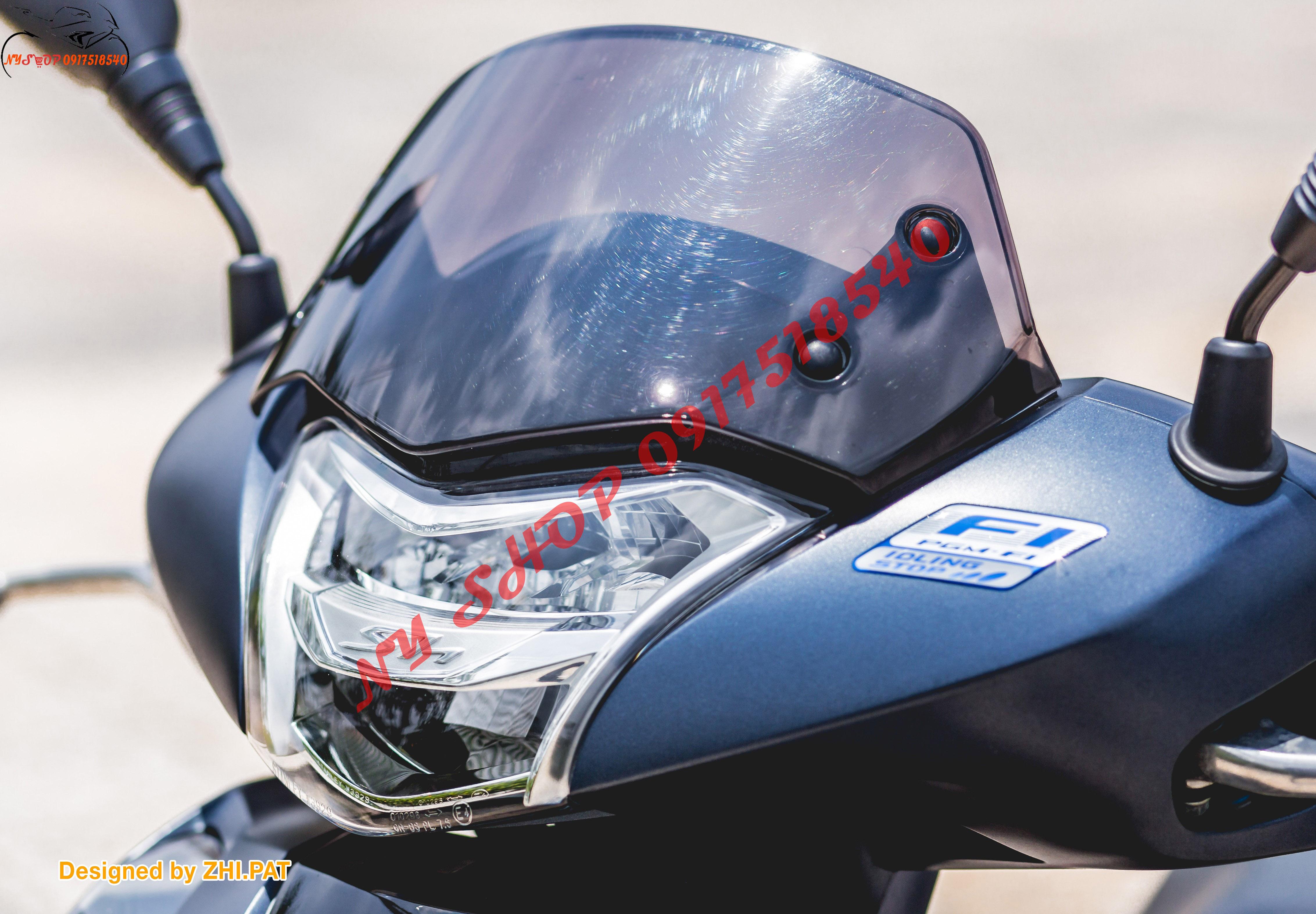 Kính chắn gió cho SH 2017 - 2019 hàng hãng ZHIPAT phong cách sh Ý