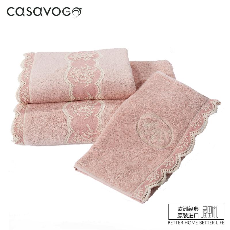 Thổ Nhĩ Kỳ Nguyên Đai Nguyên Kiện Hàng Nhập Khẩu 100% Cotton Khăn Mặt Người Lớn Khăn Tắm Ren Cotton Chất Lượng Cao Mạnh Mẽ Hút Nước Dày Khăn Mặt Tại Chỗ