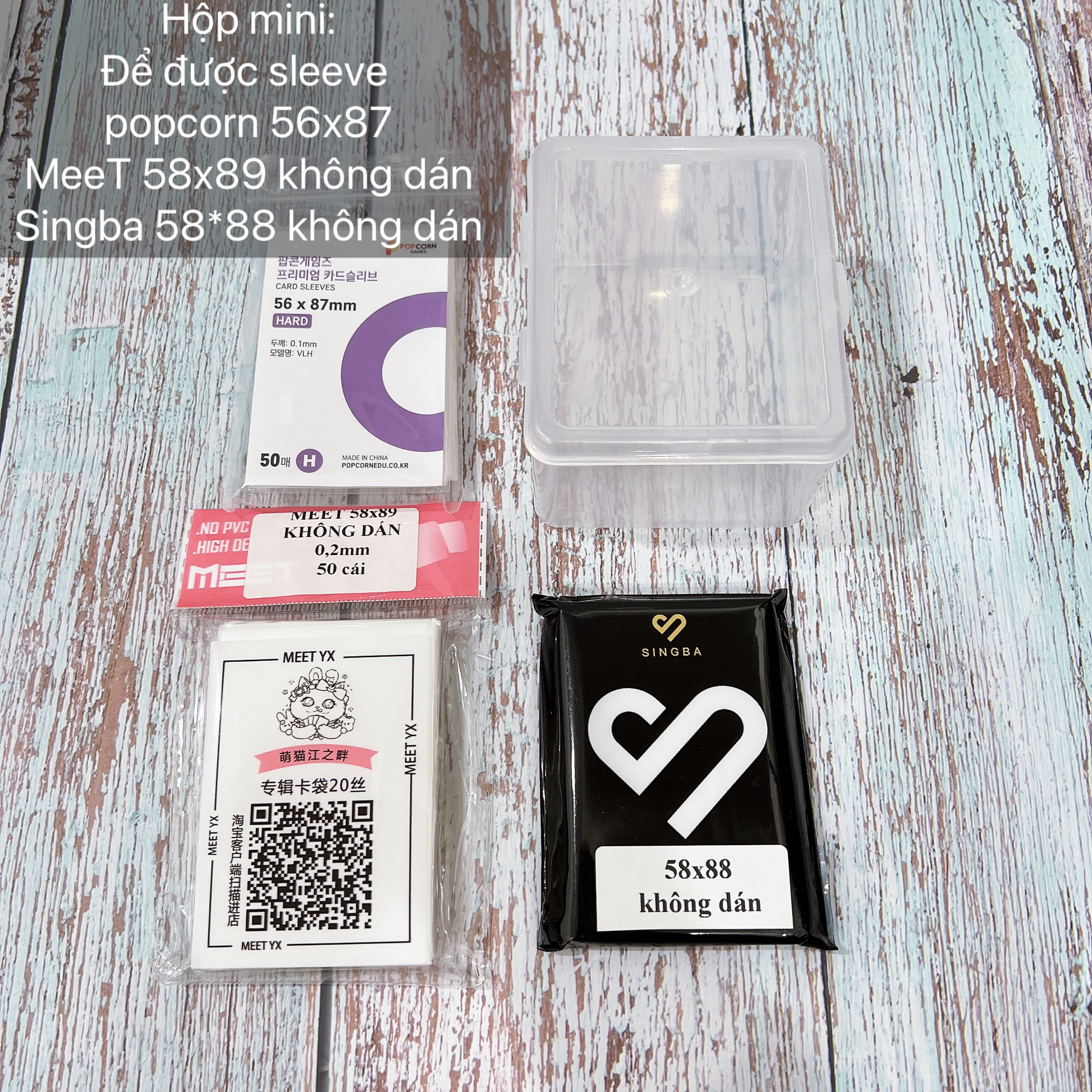 [HN19] Hộp nhựa vuông đựng card, top loader