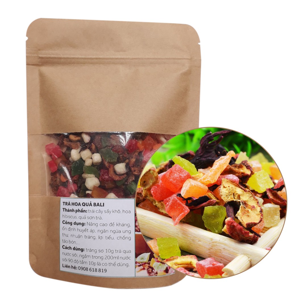 TRÀ HOA QUẢ BALI - ổn định huyết áp - 100g