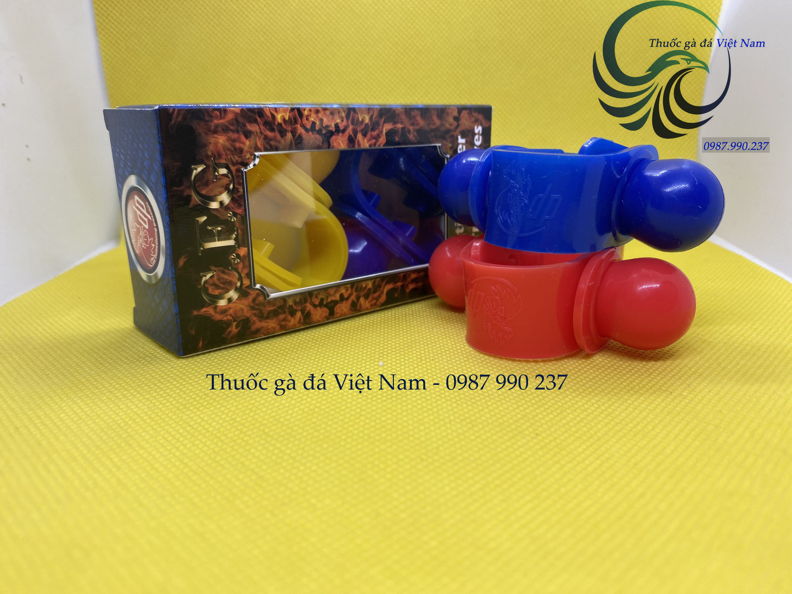 Bịt cựa cao su gà nòi (1 bộ 4 cái)