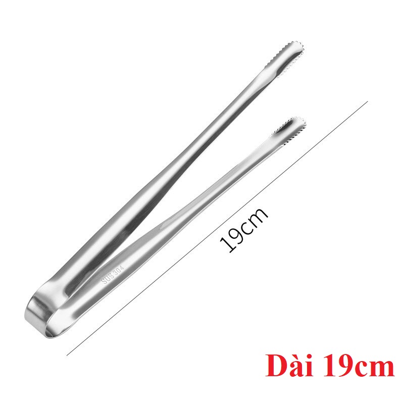 Kẹp nướng thịt/gắp thức ăn - Kẹp gắp đồ nướng bằng Inox 304 - Phong cách Nhật Bản