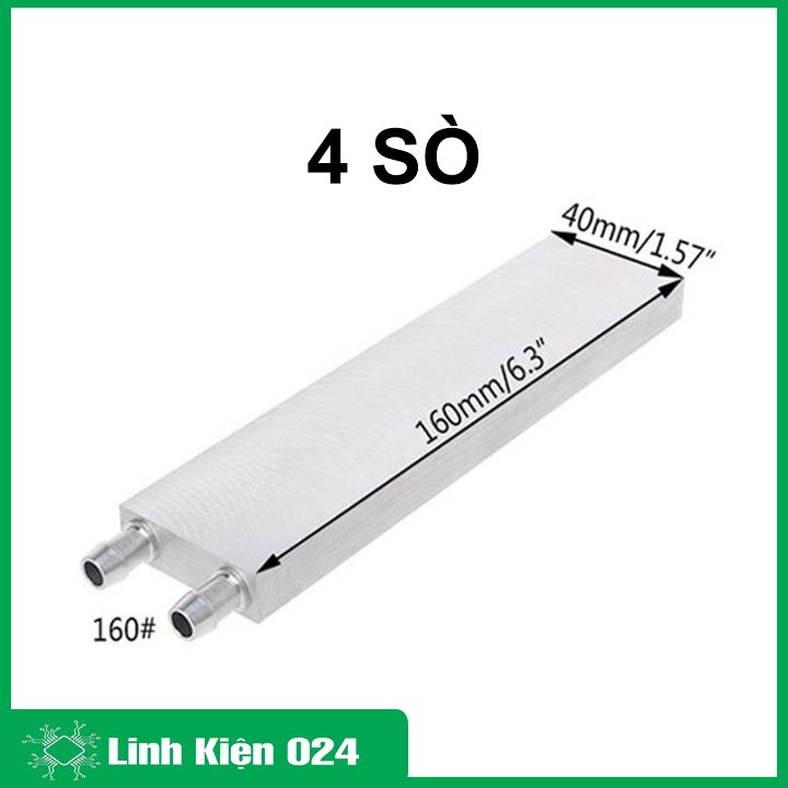 Tấm nhôm tản nhiệt cho sò nóng lạnh bằng dung dịch 1 sò /2 sò/3 sò/4 sò loại Xịn