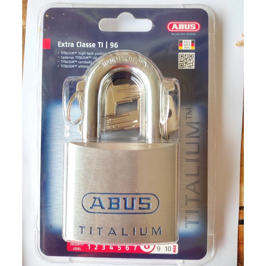 Ổ Khóa Siêu Nhẹ ABUS Titalium 96Ti/60