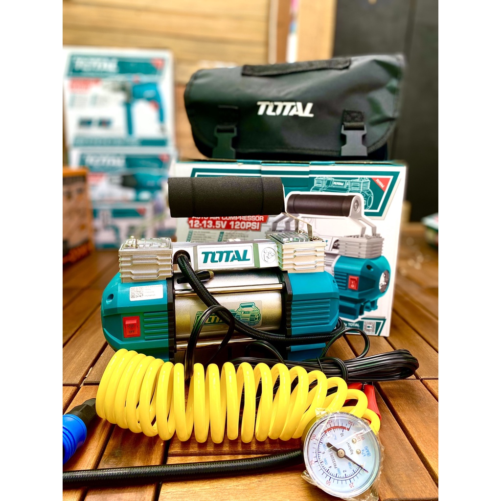 Máy Bơm Hơi Xài Bình 12V Total TTAC2506