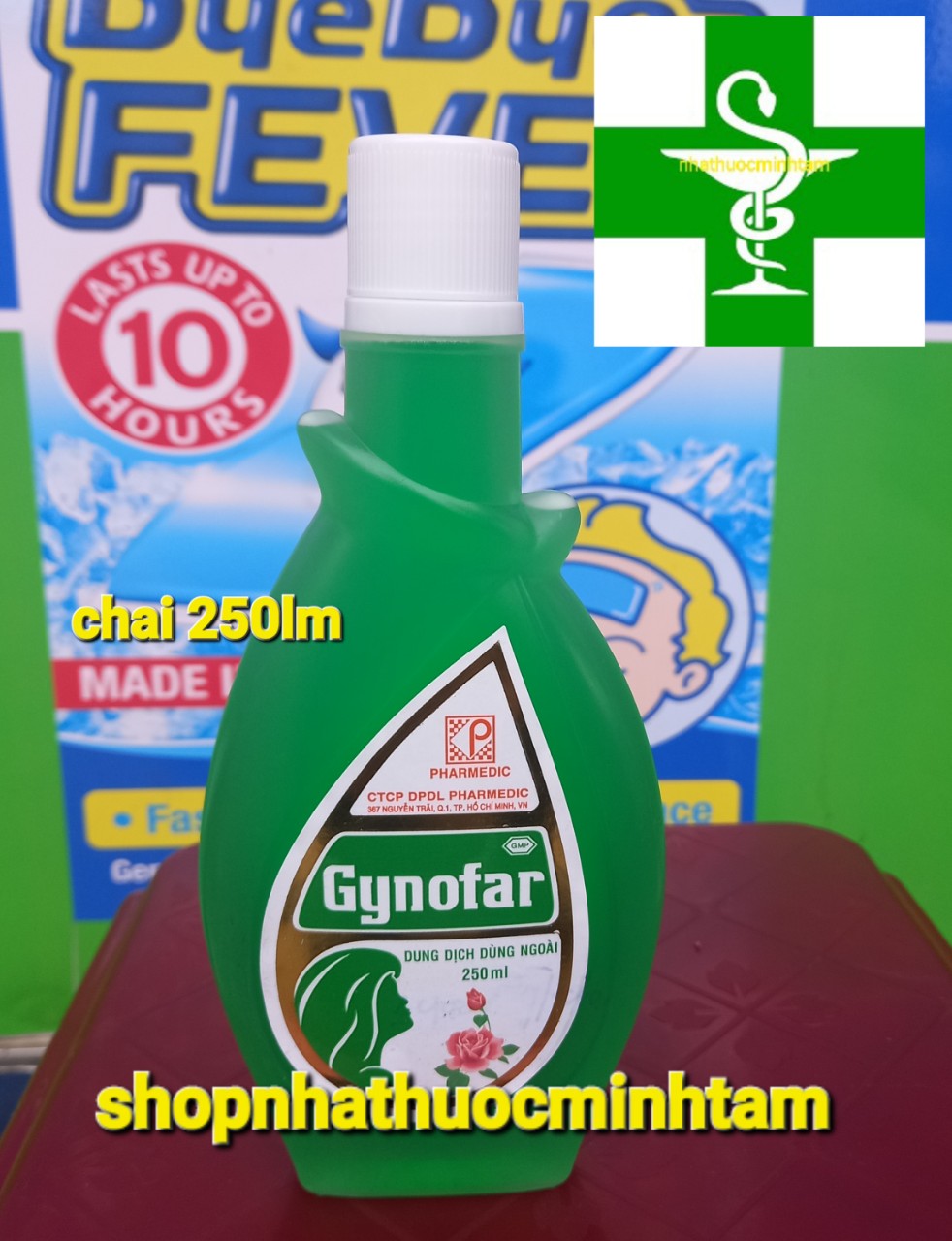 NƯỚC RỬA VỆ SINH  GYNOFAR 1 CHAI 250mi