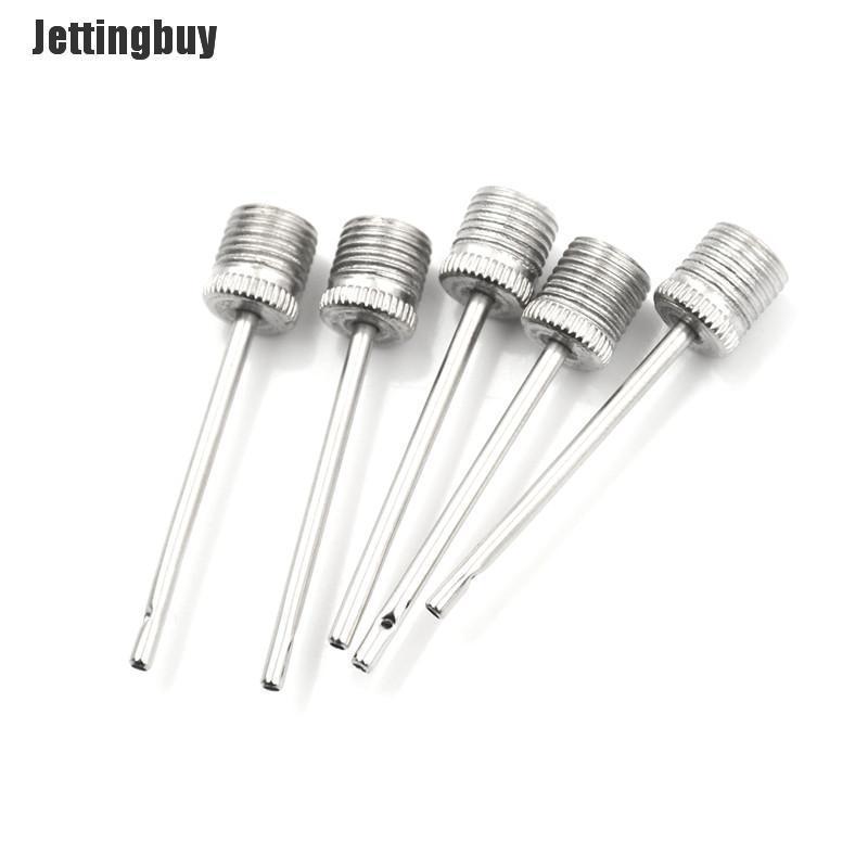 Jettingbuy 5pcs Sports Inflating Needle Pin Nozzle Football Basketball Soccer Ball Air Pump