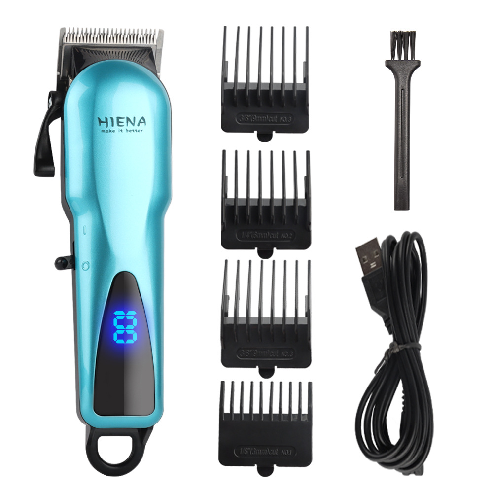 Trimmer barber shop hair premium V652 battery charger with LED lights (multi-color)-[dụng cụ cắt tóc, Trimmer hớt tóc, máy hớt tóc, sewing cắt tóc, trimmer trẻ]