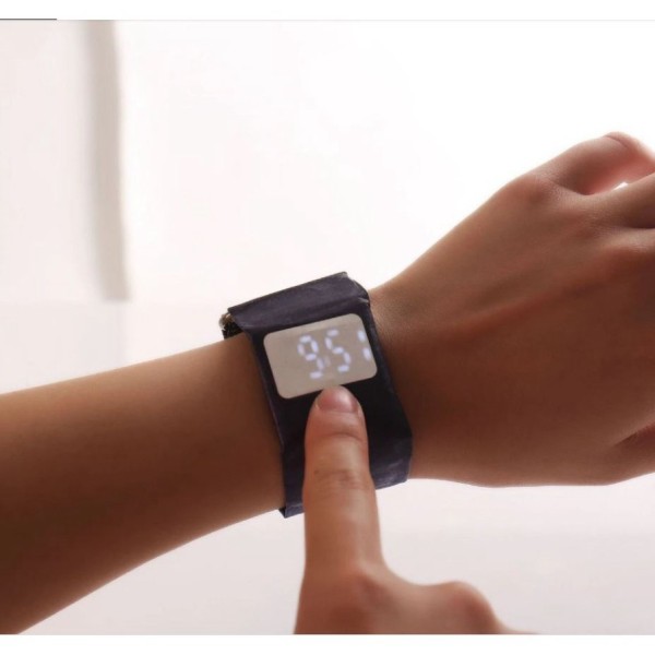Đồng hồ nam nữ Led điện tử bằng giấy nước, thông minh, thời trang 8226 AQ