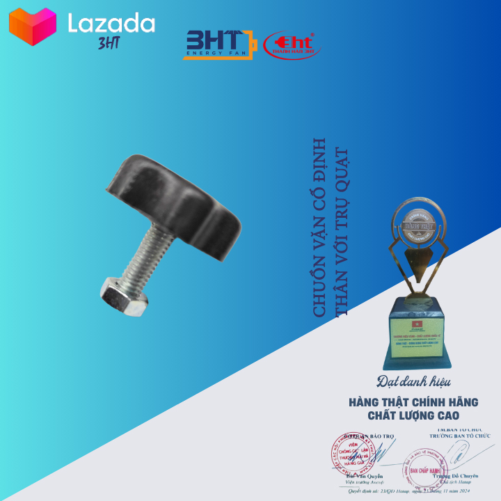 Ốc vặn thân cổ quạt ren 6mm - 3ht