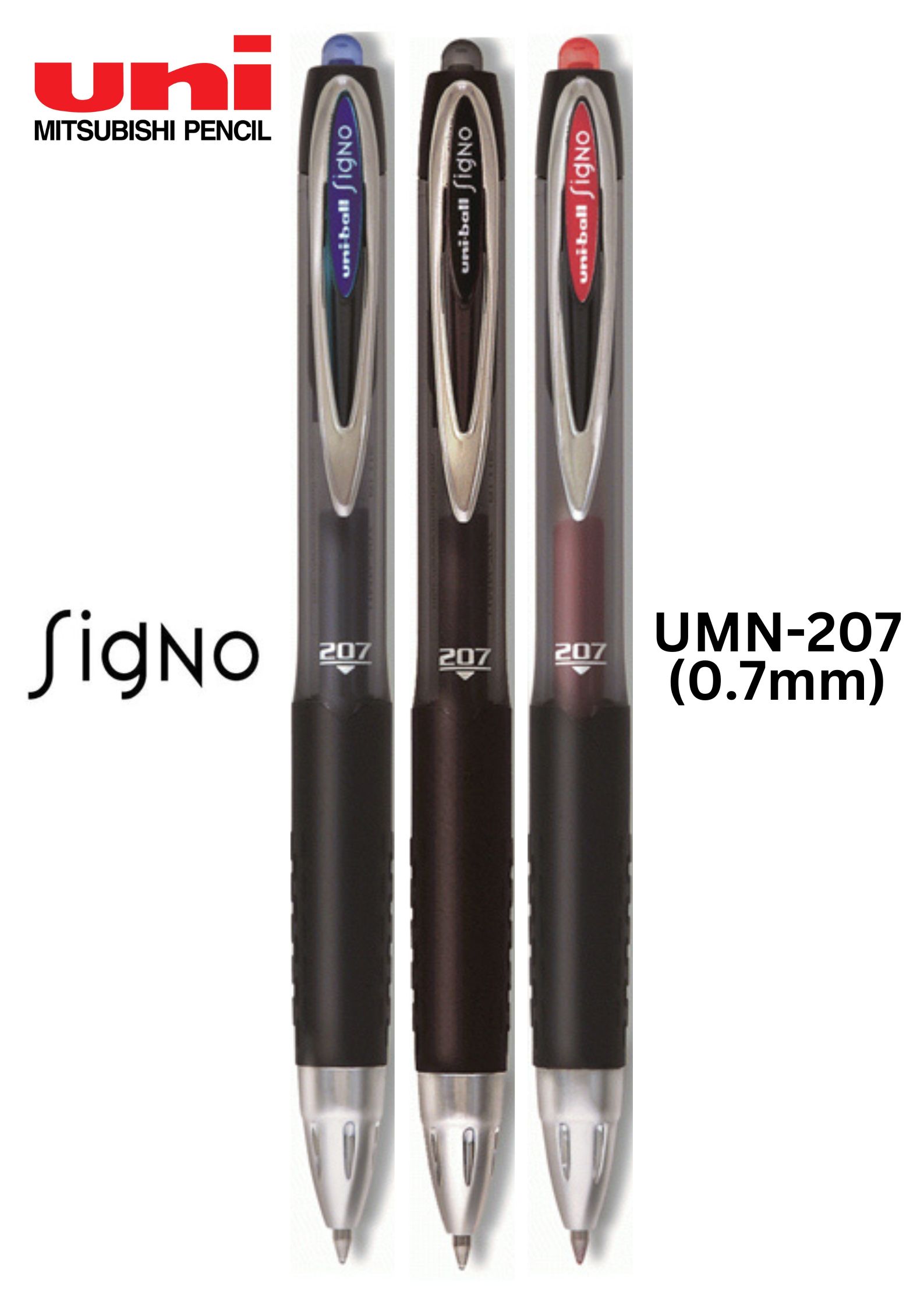 UMN-207 (0.5/0.7mm) UNI-BALL Signo Micro Gel pen