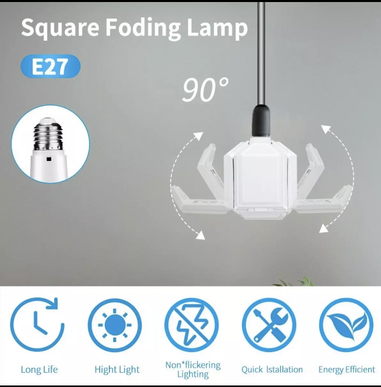 Đèn led bóng vuông 40w sáng trắng