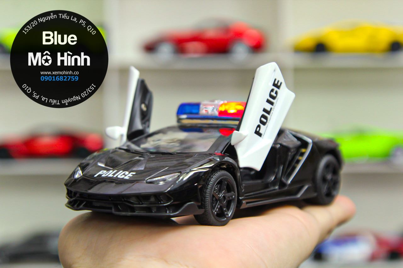 Blue mô hình | Xe mô hình Centenario Lambo police 1:32