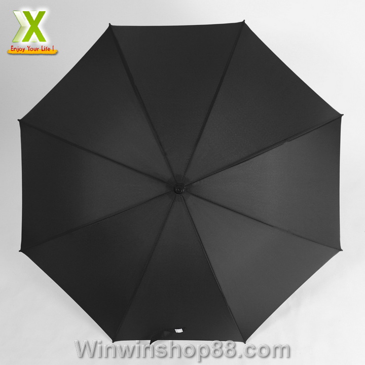 [HCM]Ô dù đen trơn cán dài 90cm