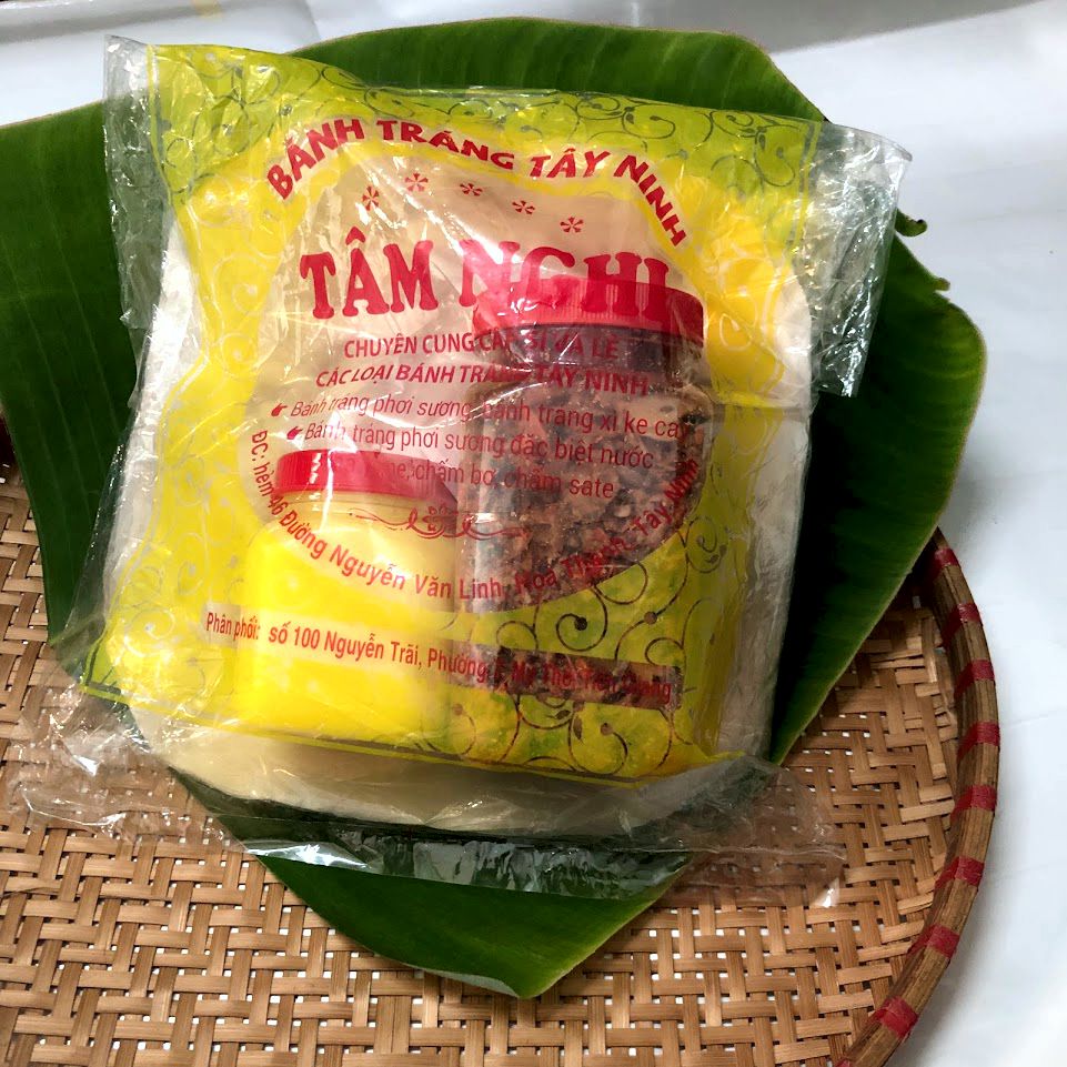 Bánh tráng PHƠI SƯƠNG ĐẶC BIỆT Chấm SỐT BƠ