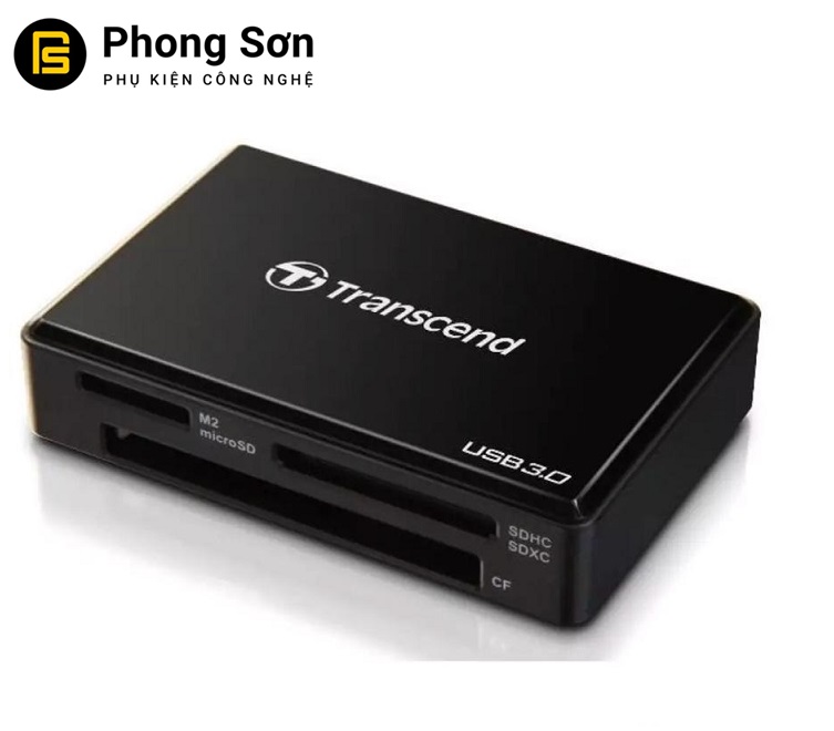 Đầu đọc thẻ nhớ RDF8K USB3.0 (Đen) Transcend