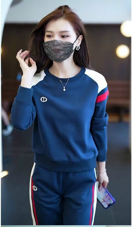 Đồ bộ thu đông nữ cao cấp mẫu mới đẹp sang trọng thanh lịch, đồ bộ áo tay dài quần dài đồ bộ mặc nhà mùa đông xinh xắn trẻ trung, Thời Trang Gugo B805