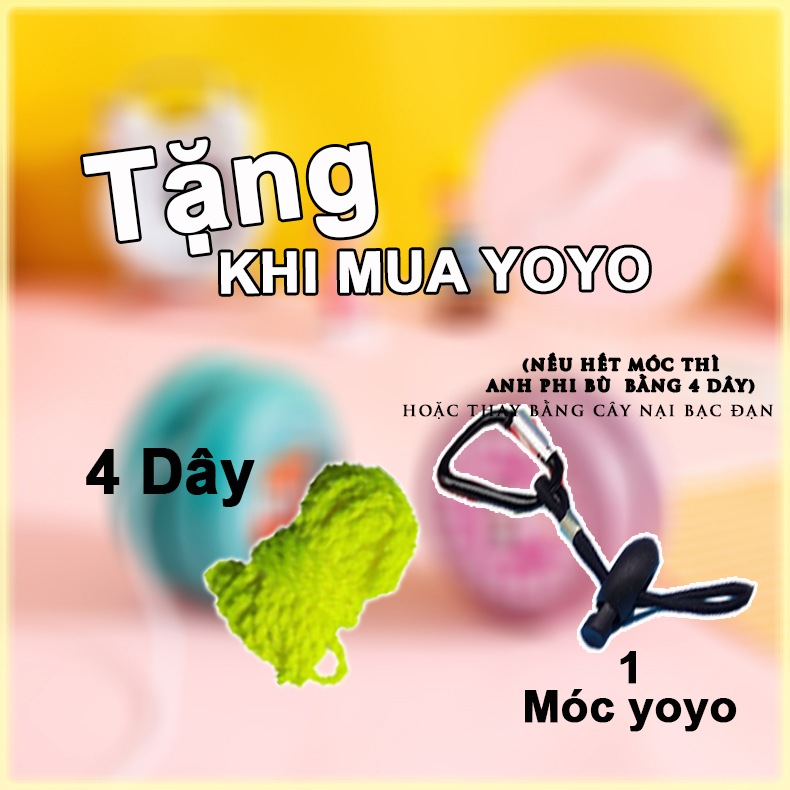 (Có quà tặng phụ kiện yoyo) Yoyo truyền thống 1A nhựa không nhạy dây Đao Bạc BT6 677223