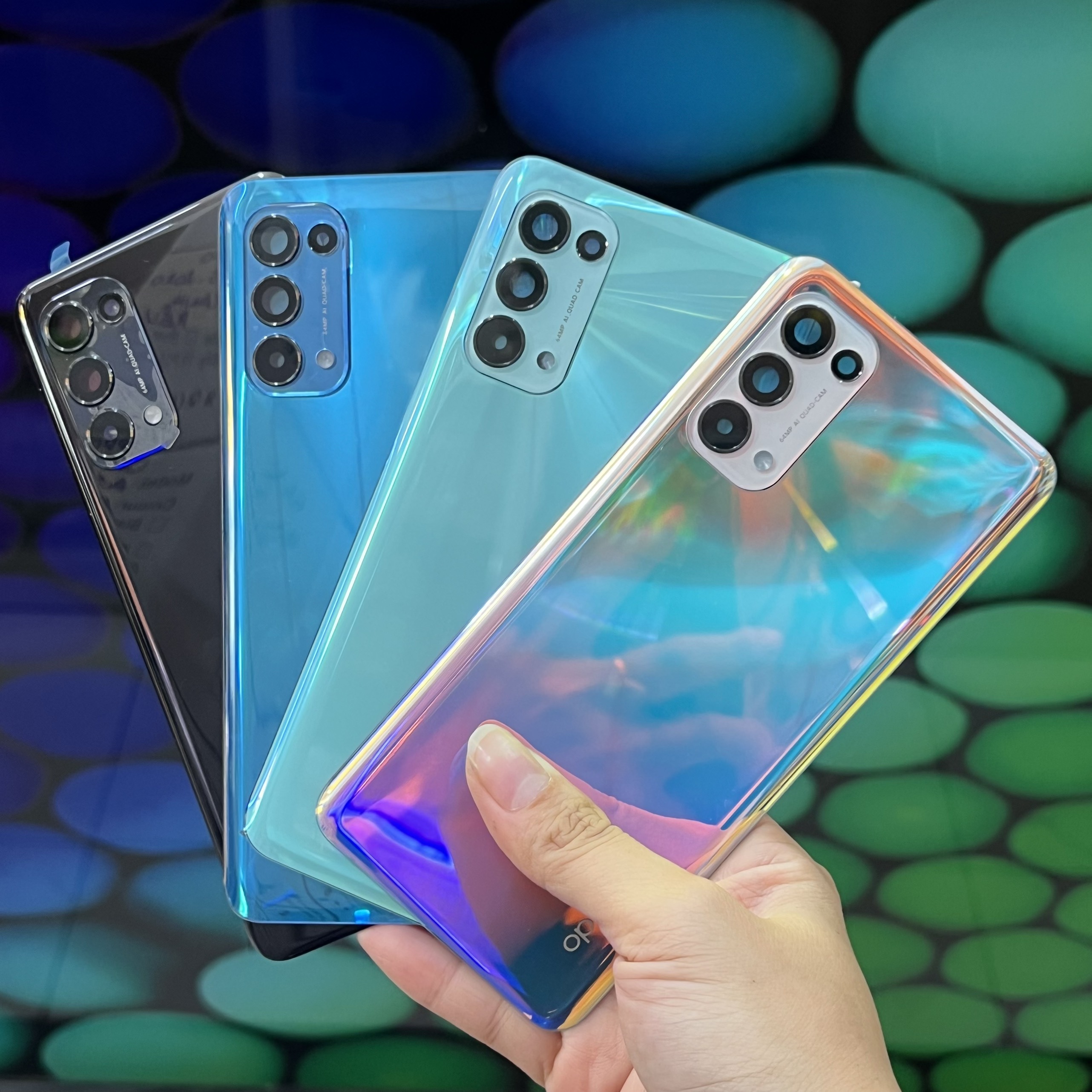 Nắp lưng Oppo Reno 5 zin ( kèm kính camera )