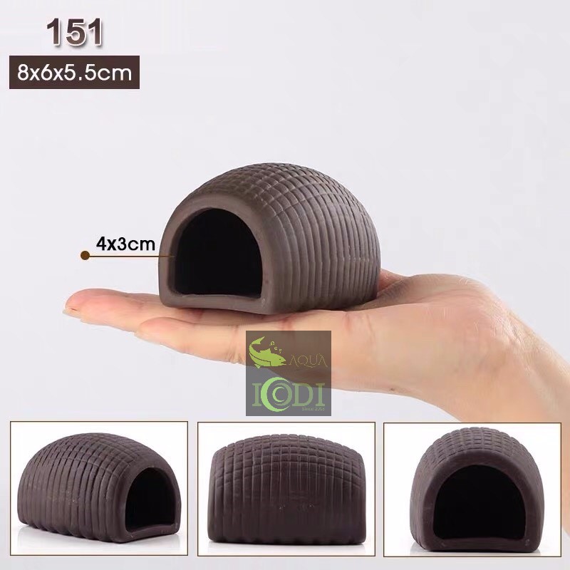Đồ chơi bằng gốm cho tép cảnh cá cảnh