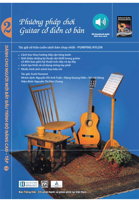 Sách - phương pháp chơi guitar cổ điển cơ bản - tập 2 - phương nam book