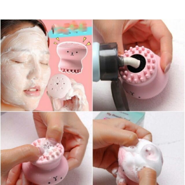 [HCM]Cọ Rửa Mặt Hình Bạch Tuột
