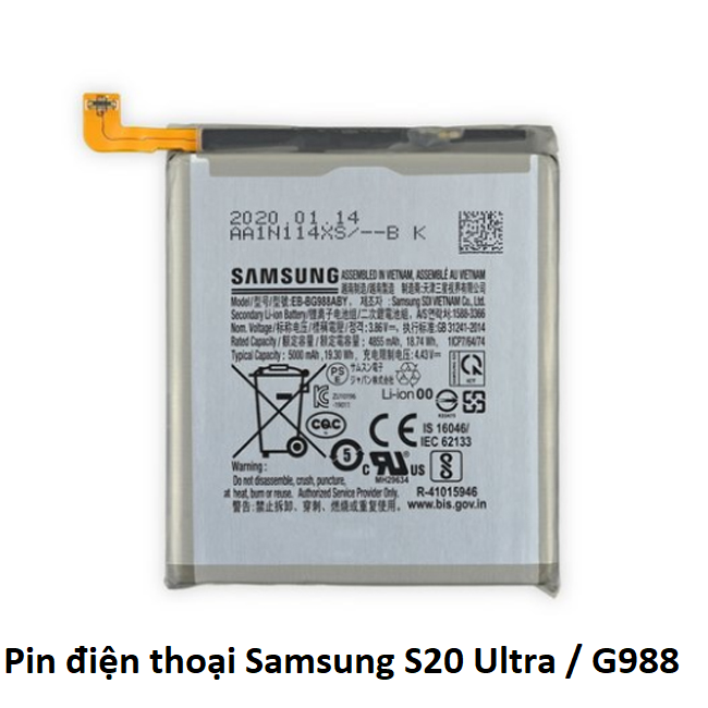 Pin điện thoại samsung s20 ultra / g988