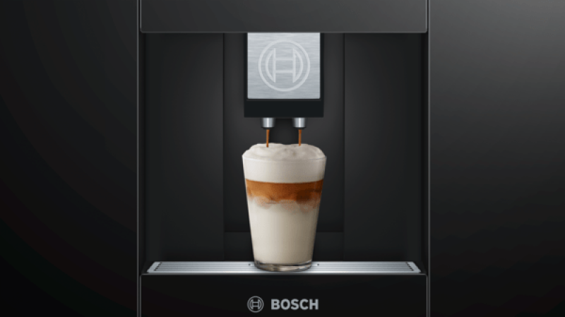 Bosch | Máy Pha Cà Phê Âm Tủ Home Connect, Màu Đen, Model CTL636ES6