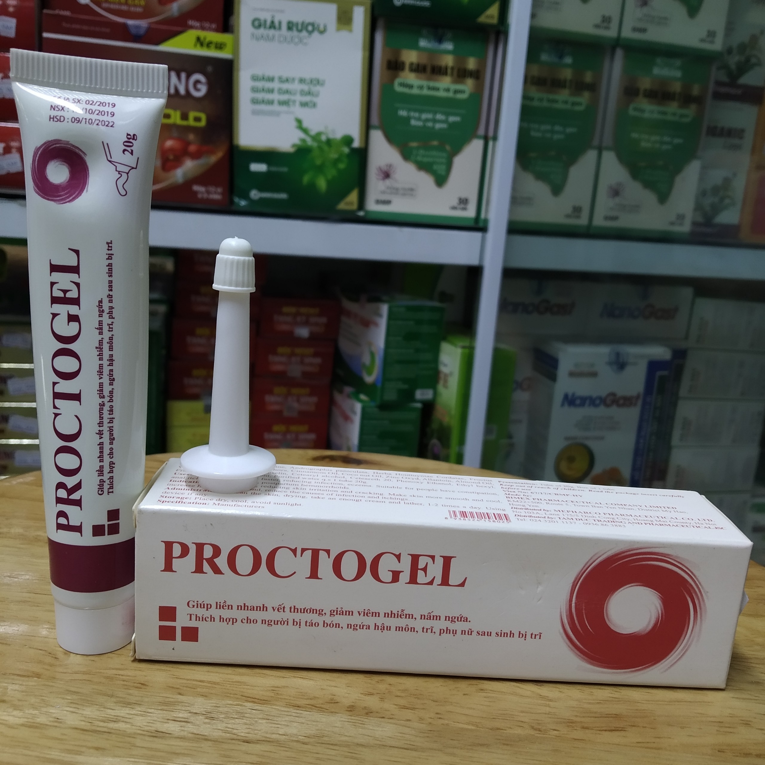 Kem bôi da proctogel tuýp 20g