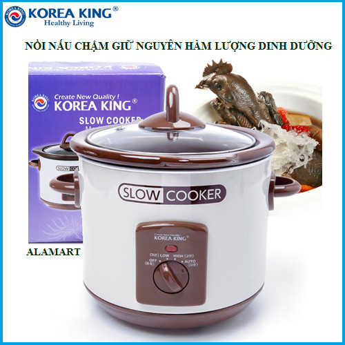 [HCM]NỒI TIỀM KOREA KING PSC-30GL (3.0l)