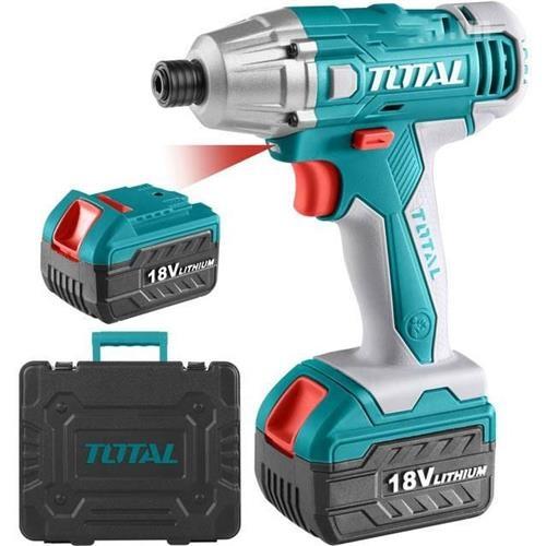 Máy vặn siết vít dùng Pin Total TIDLI228181 18V (2 Pin + 13 phụ kiện kèm theo)