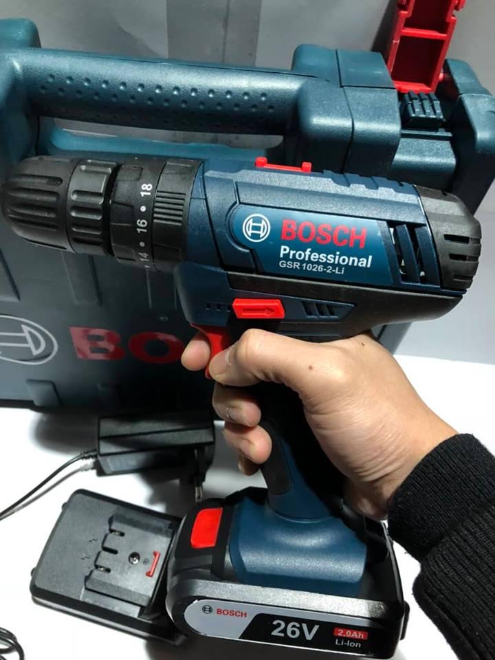 Máy Khoan Pin Bosh 26v - 2 Pin