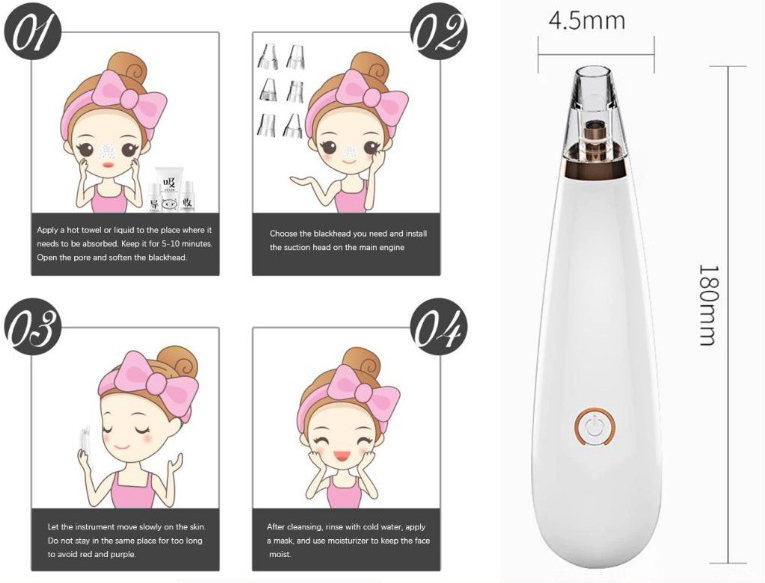 Máy Hút Mụn Đầu Đen