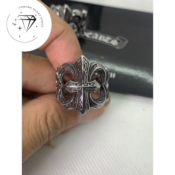 [Ảnh Thật] Nhẫn Chrome Heart bạc có bảo hành.