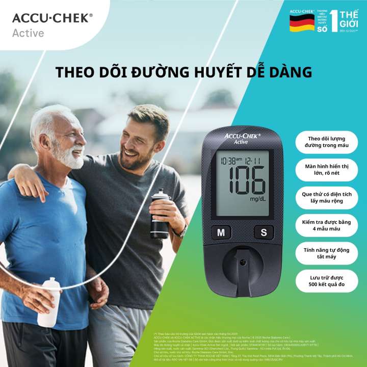 Combo 100 Que Thử Đường Huyết ACCU-CHEK® Active