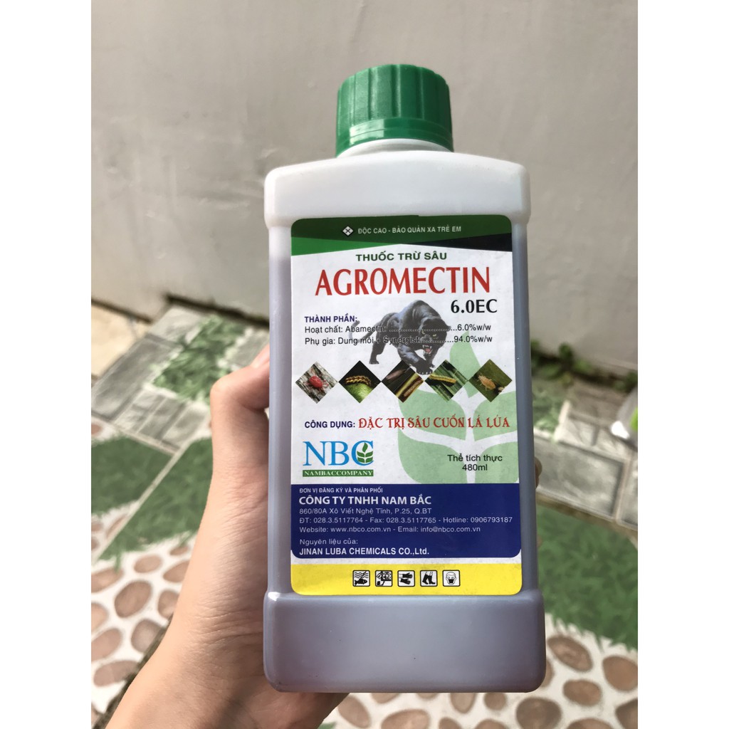 TRỪ SÂU AGROMECTIN 480ML