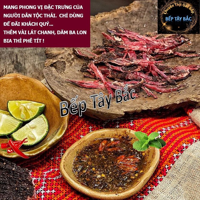 Bò Khô Gác Bếp Chuẩn Tây Bắc (KÈM CHẨM CHÉO)