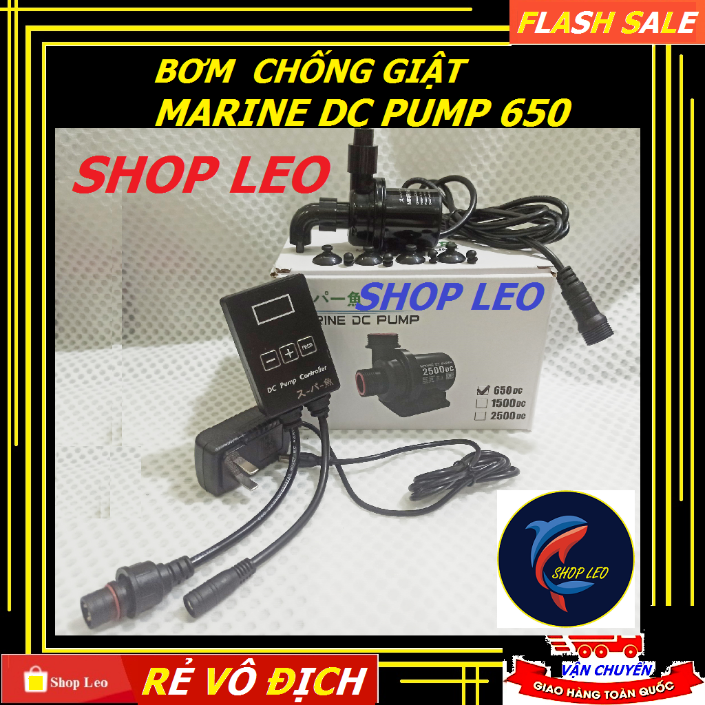 BƠM CHỐNG GIẬT MARINE 650L H- MÁY BƠM BỂ CÁ CAO CẤP - BƠM HỒ CÁ CẢNH