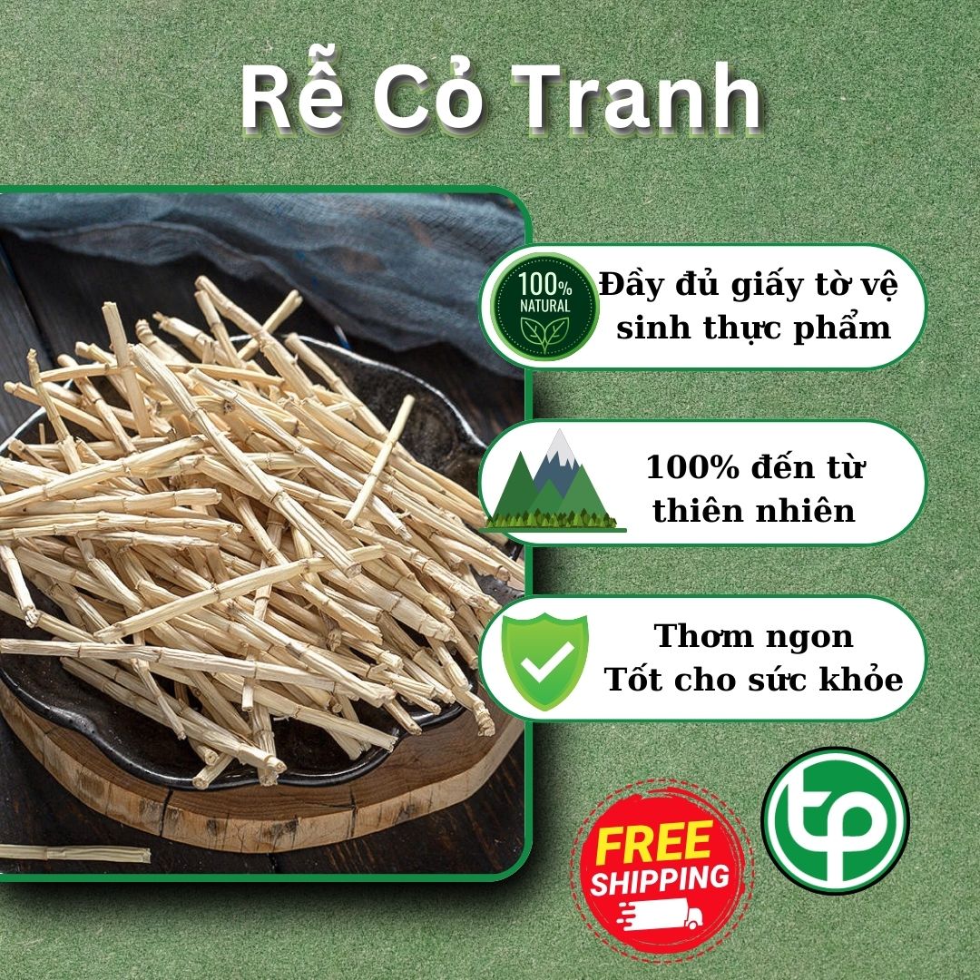 [Túi 1kg] Rễ cỏ tranh khô cao cấp - Hàng mới về - Chuyên dùng để pha trà thanh nhiệt và giải độc