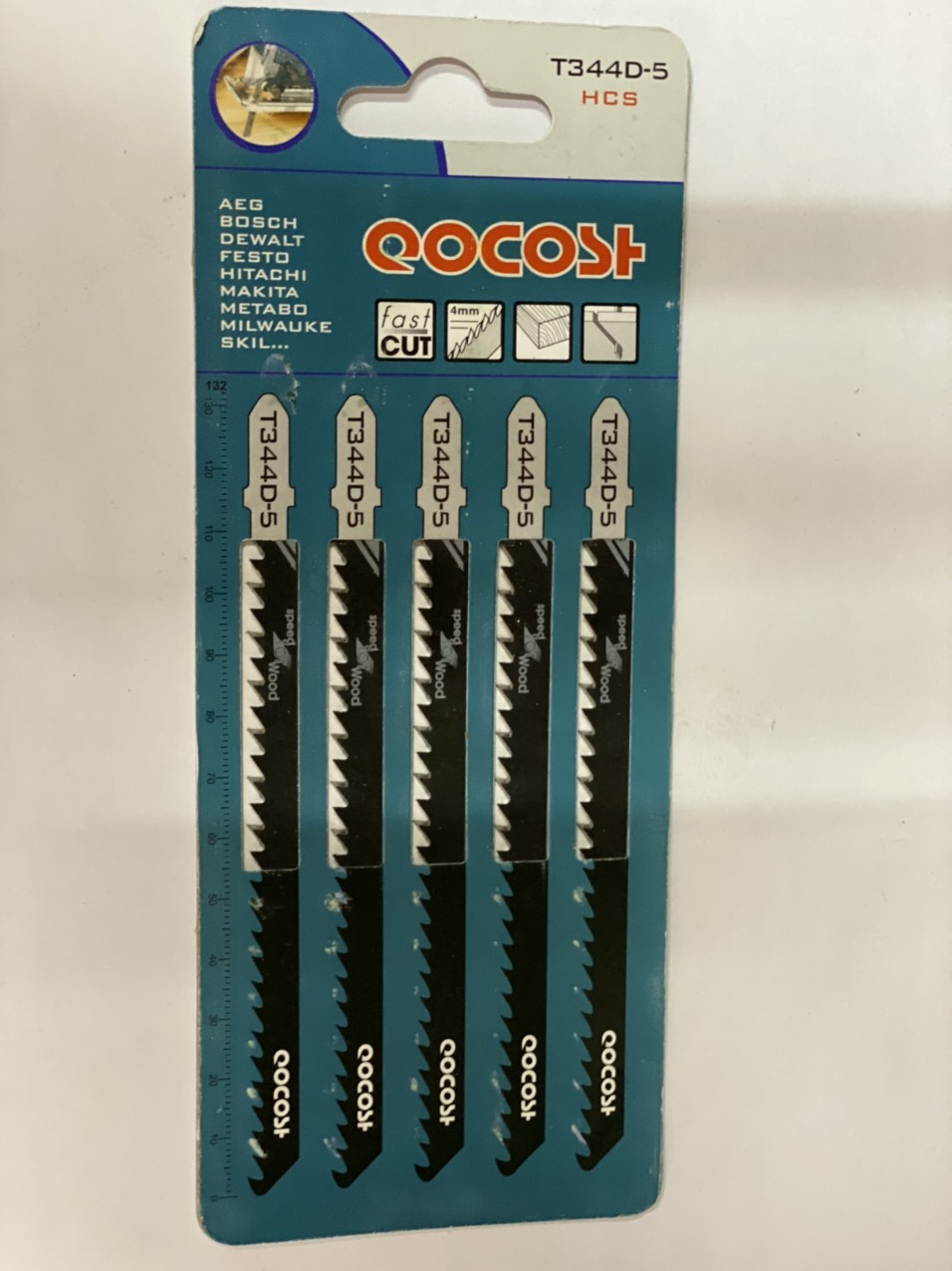 Set 5 lưỡi gỗ cưa lọng dài 132mm T344D Set 5 lưỡi gỗ cưa lọng dài 132mm T344D