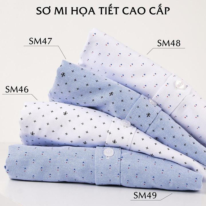 ÁO SƠ MI NAM KATE QC họa tiết