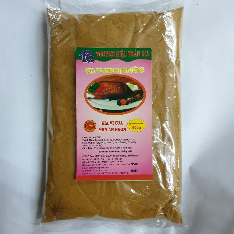 Gia vị vịt nướng