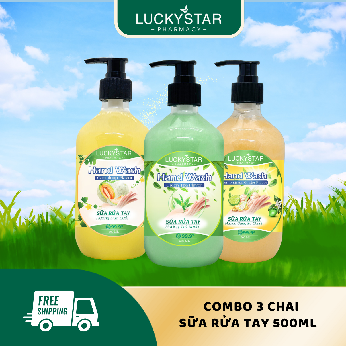 Sữa Rửa Tay 500ml -  Lucky Star