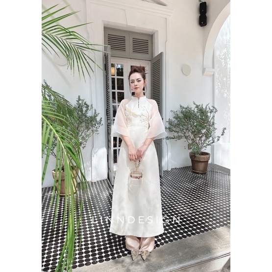 Áo dài cách tân đính kim sa Ngọc Nữ