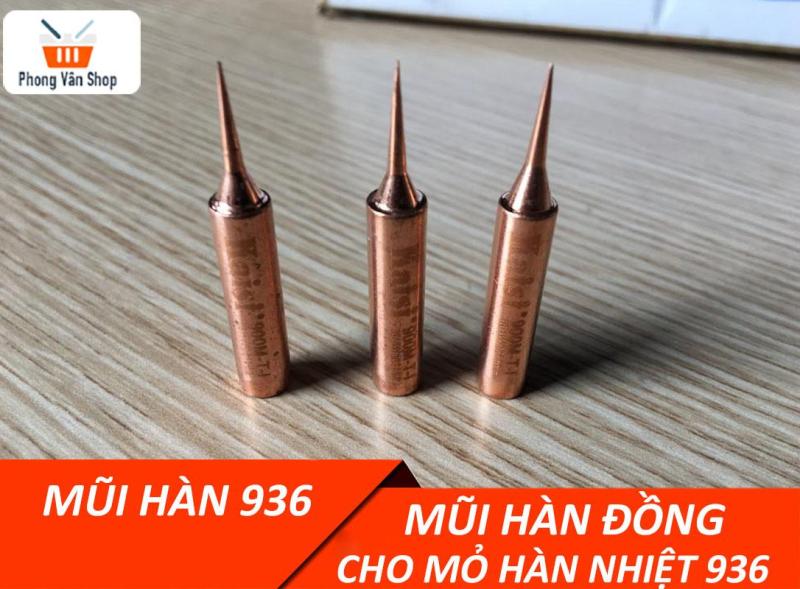 Bảng giá Mũi hàn đồng cho mỏ hàn nhiệt 936