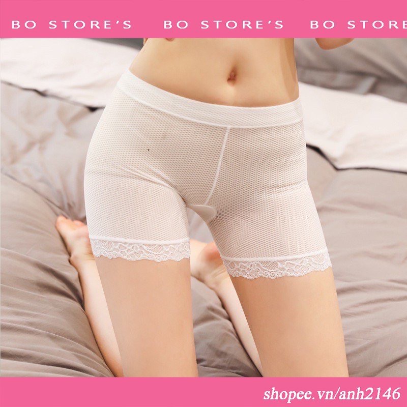 Quần đùi mặc trong váy 3 màu freesize