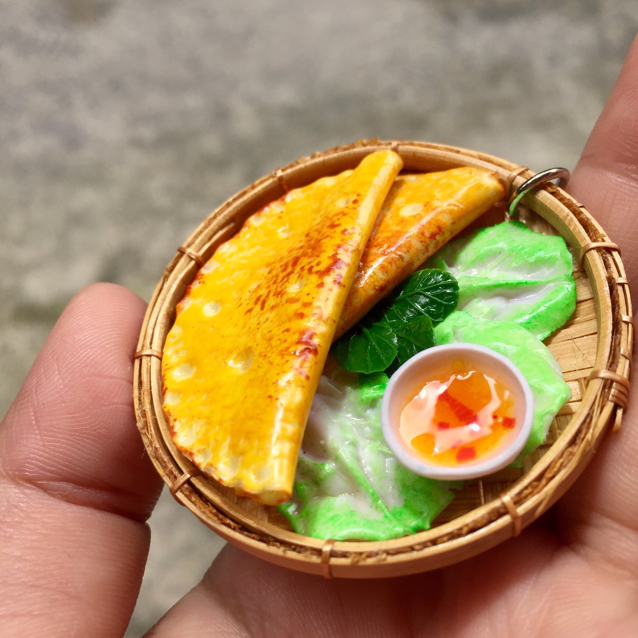 Móc khóa Cơm Gà Xôi Mỡ Lilande