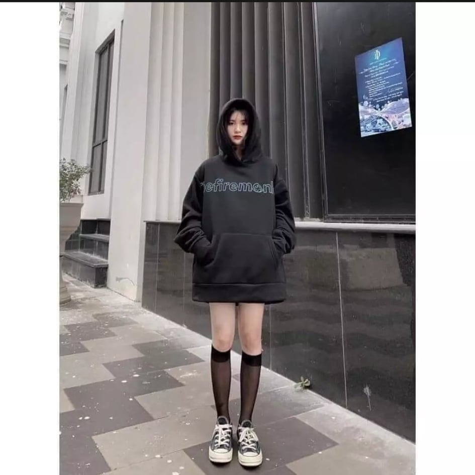 Áo hoodei họa tiết THER FIRE MONKEY